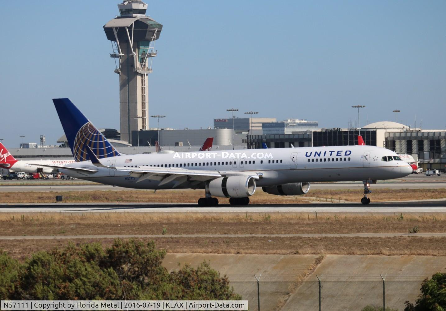 N57111, 1994 Boeing 757-224 C/N 27301, LAX spotting 2016