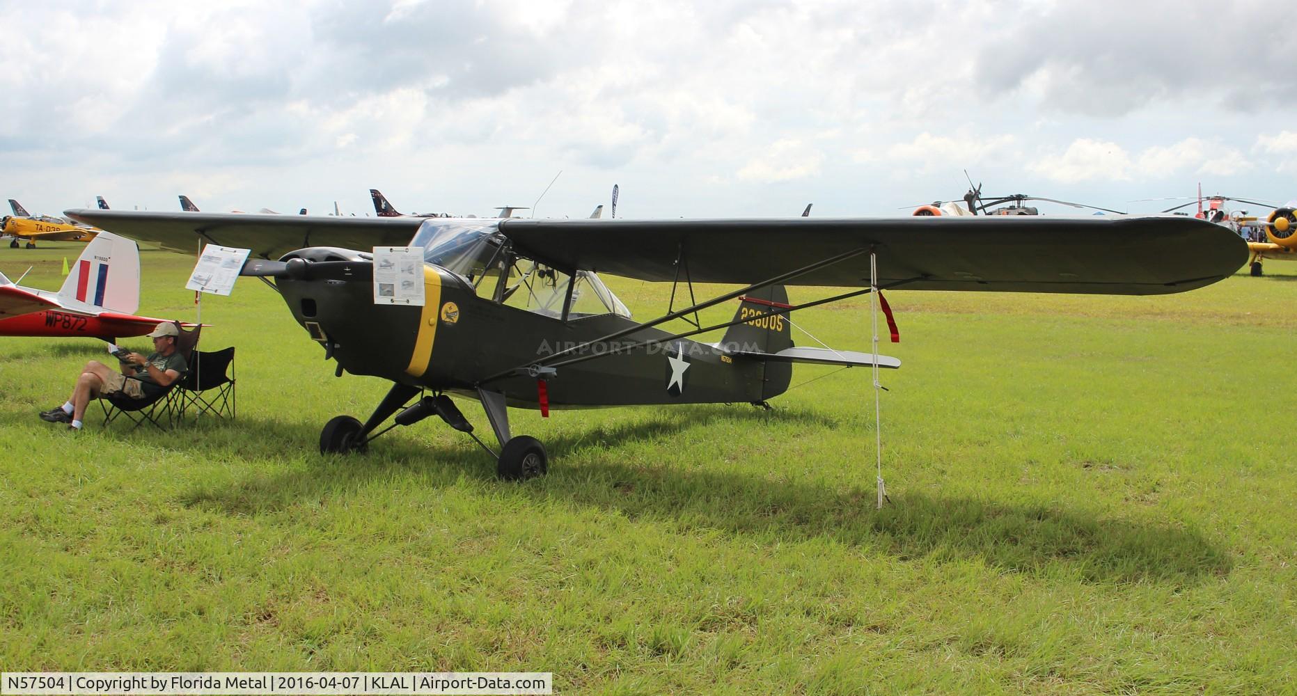 N57504, 1942 Taylorcraft DCO-65 C/N 0-4466, SNF LAL 2016