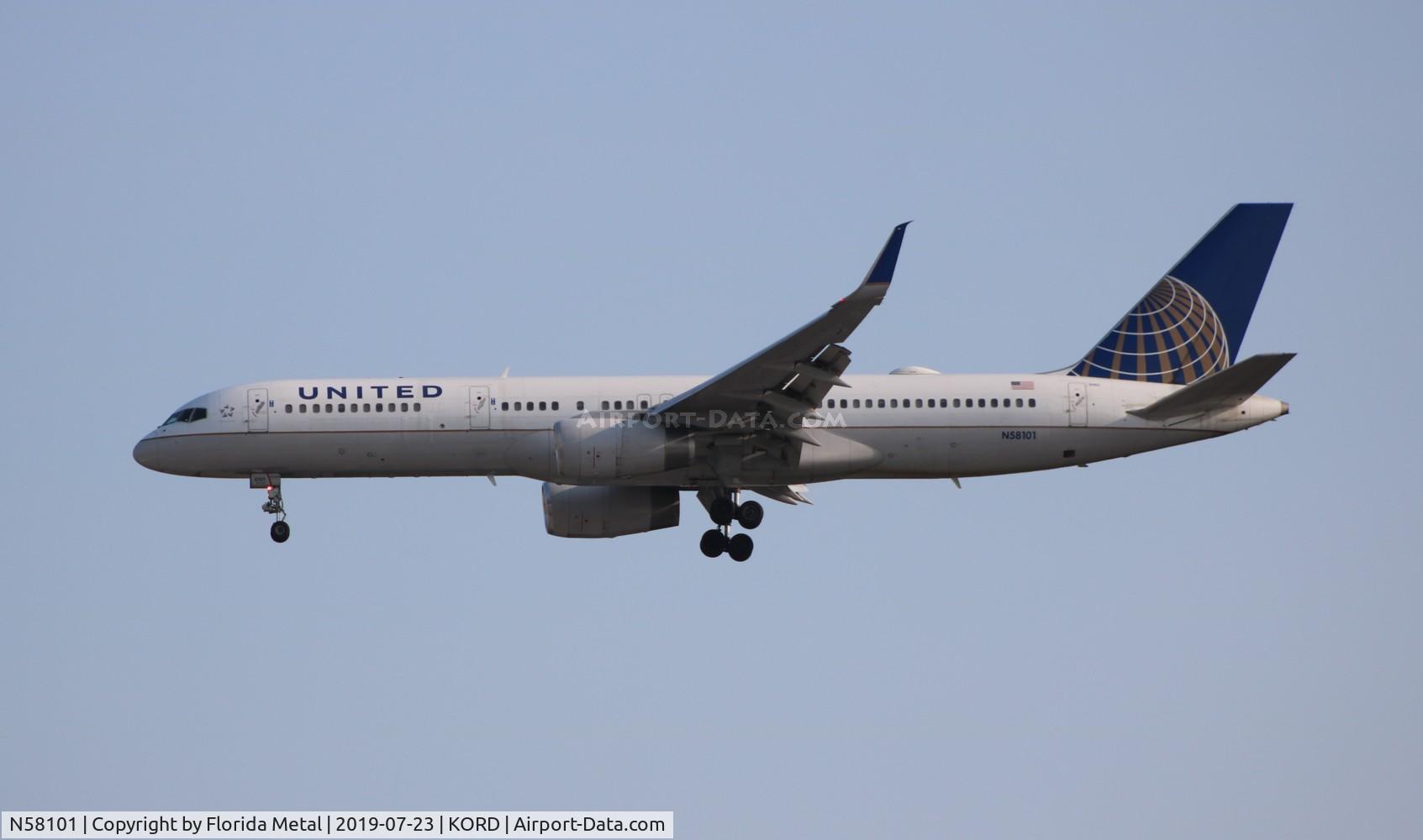 N58101, 1994 Boeing 757-224 C/N 27291, ORD spotting 2019