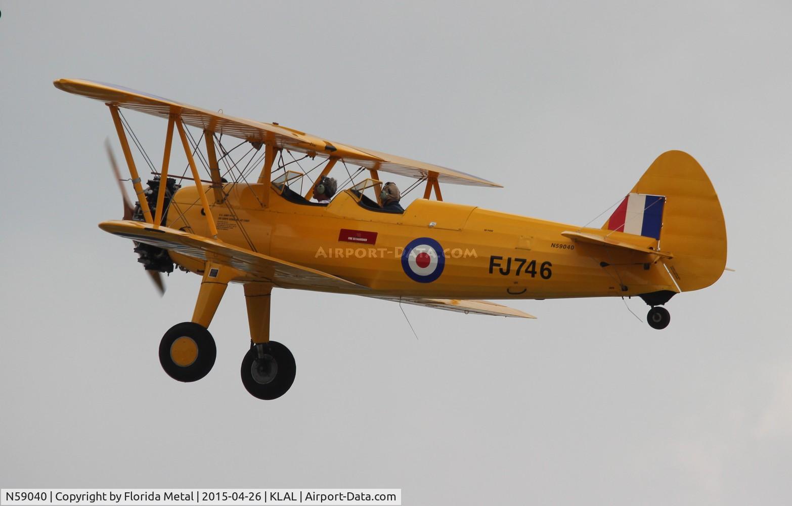 N59040, 1942 Boeing A75 C/N 75-3796, SNF LAL 2015