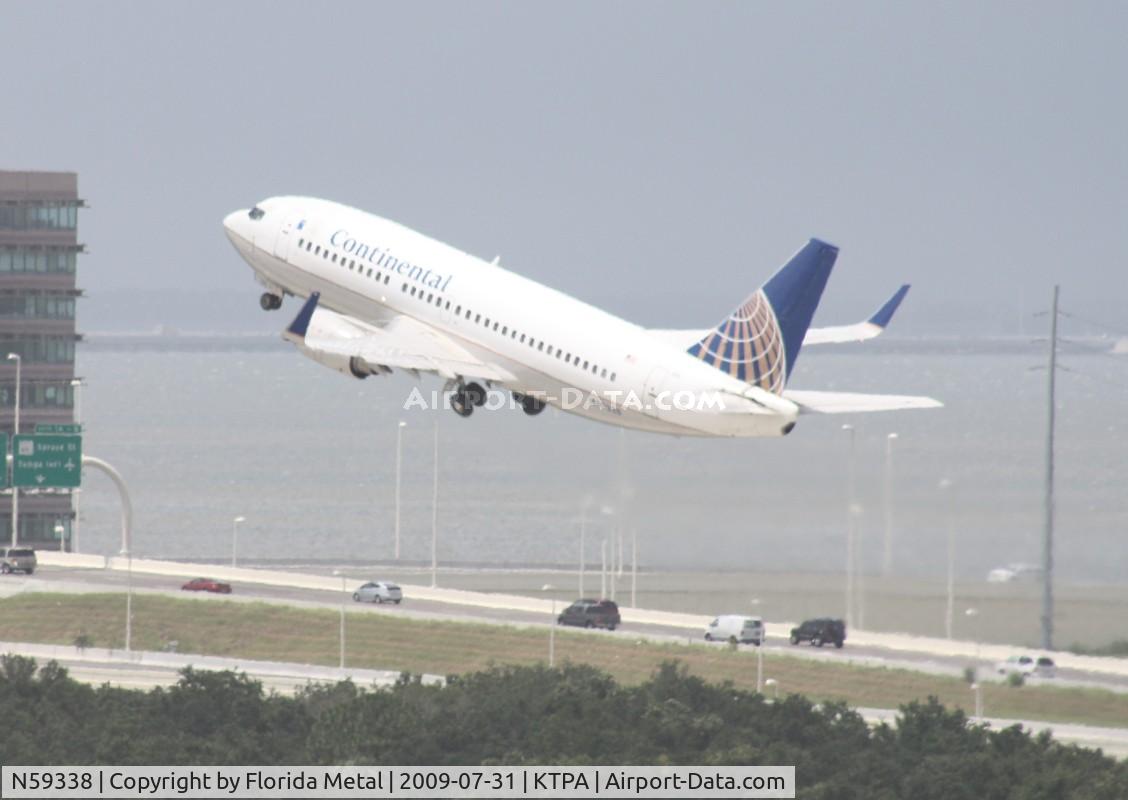 N59338, 1987 Boeing 737-3TO C/N 23576, TPA spotting 2009