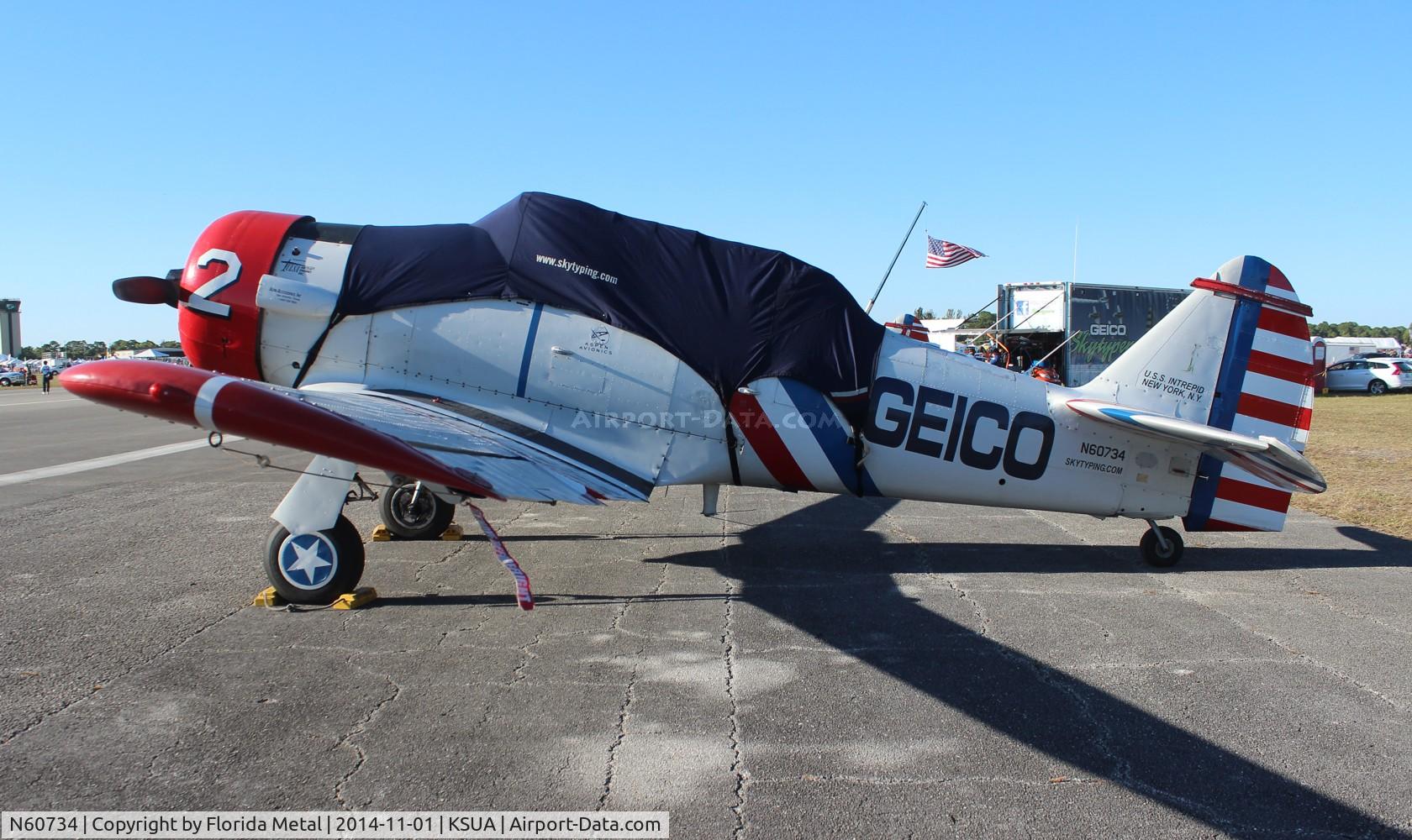 N60734, 1940 North American SNJ-2 Texan C/N 2032, Stuart 2014