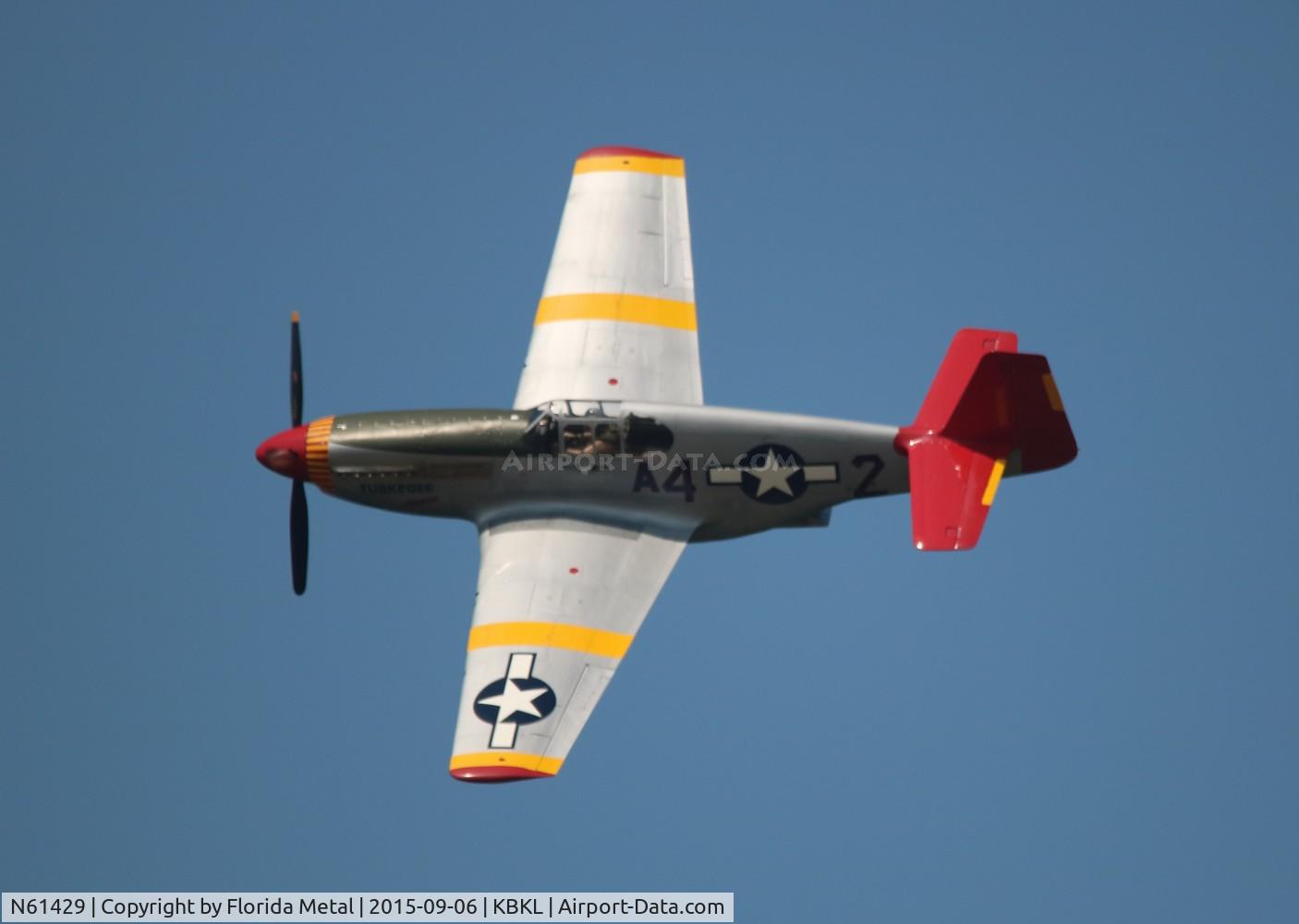 N61429, 1942 North American P-51C Mustang C/N 103-26199, Cleveland Airshow 2015
