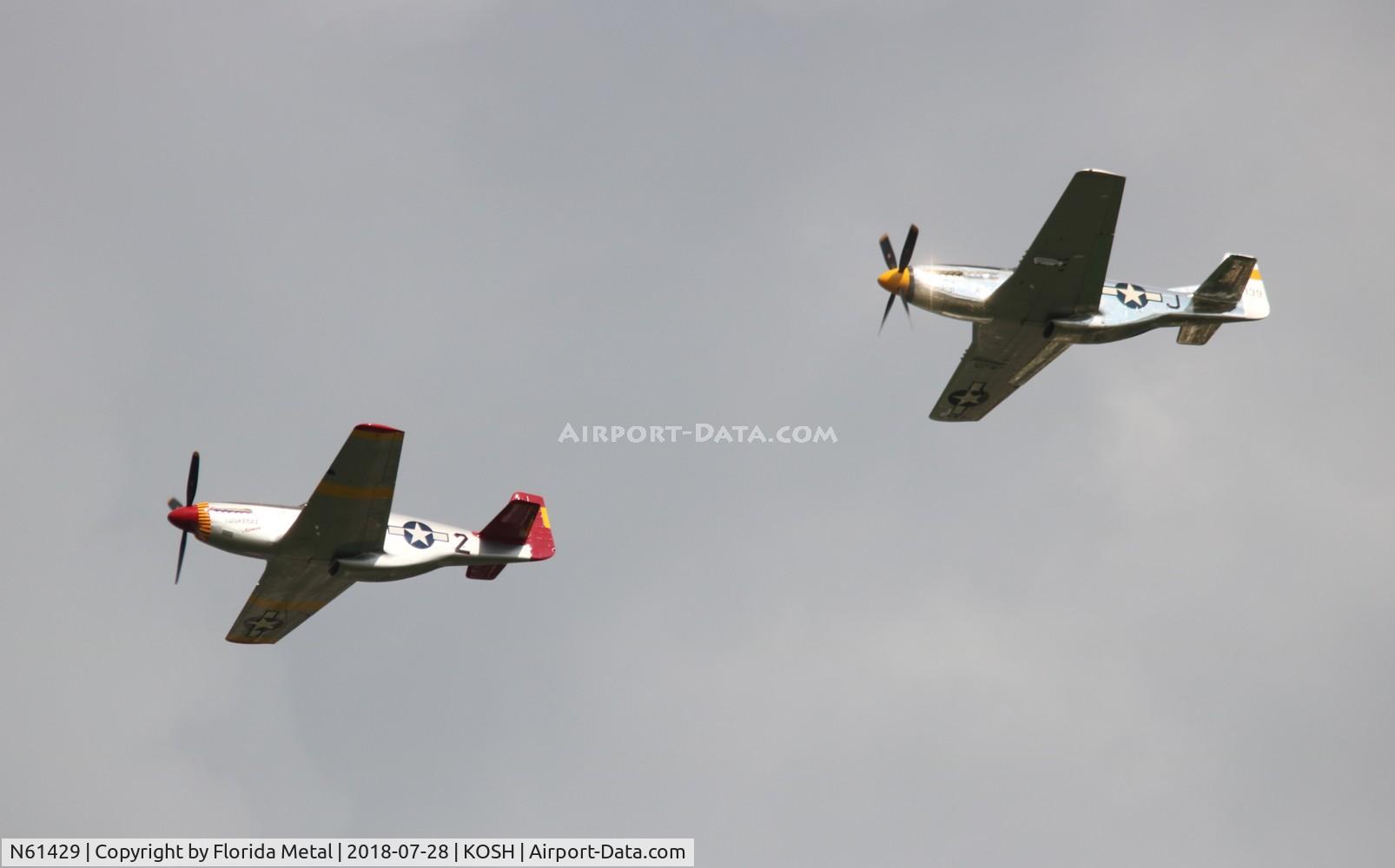 N61429, 1942 North American P-51C Mustang C/N 103-26199, EAA OSH 2018
