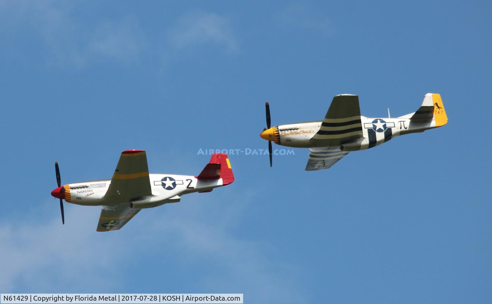 N61429, 1942 North American P-51C Mustang C/N 103-26199, EAA OSH 2017