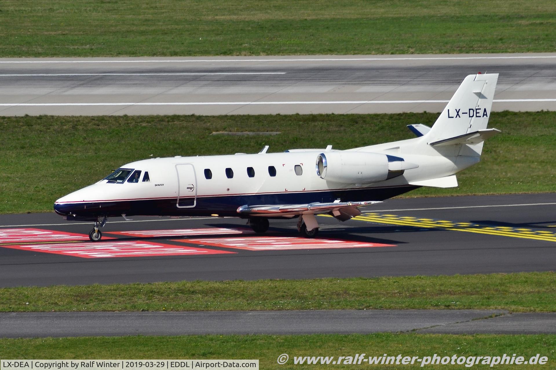 LX-DEA, 2008 Cessna 560XLS Citation Excel C/N 560-5801, Cessna 560XL Citation XLS - LXA Luxaviation SA - 560-5801 - LX-DEA - 29.03.2019 - DUS