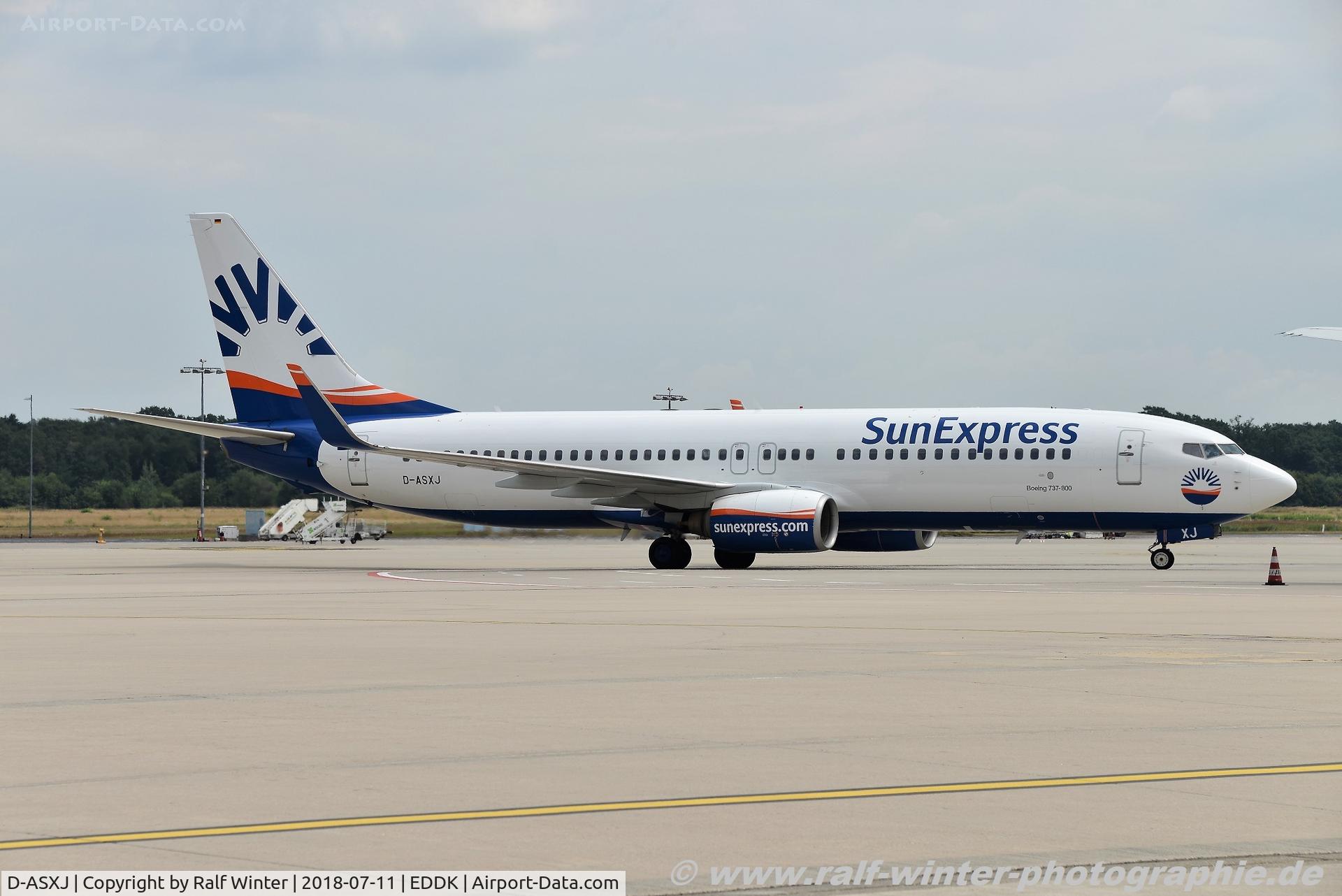 D-ASXJ, 2001 Boeing 737-86N C/N 30807, Boeing 737-86N(W) - XG SXD SunExpress Germany - 30807 - D-ASXJ - 11.07.2018 - CGN