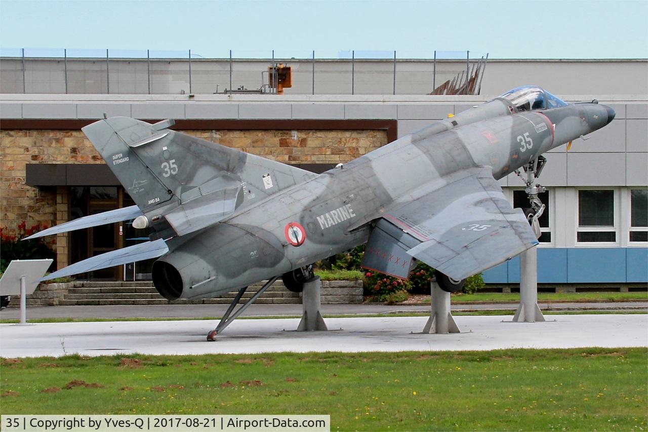 35, Dassault Super Etendard C/N 35, Dassault Super Etendard SEM, Preserved and displayed at Thales center Brest