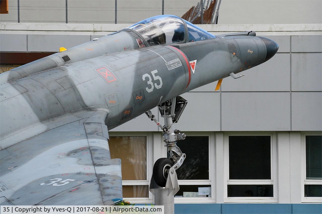 35, Dassault Super Etendard C/N 35, Dassault Super Etendard SEM, Preserved and displayed at Thales center Brest
