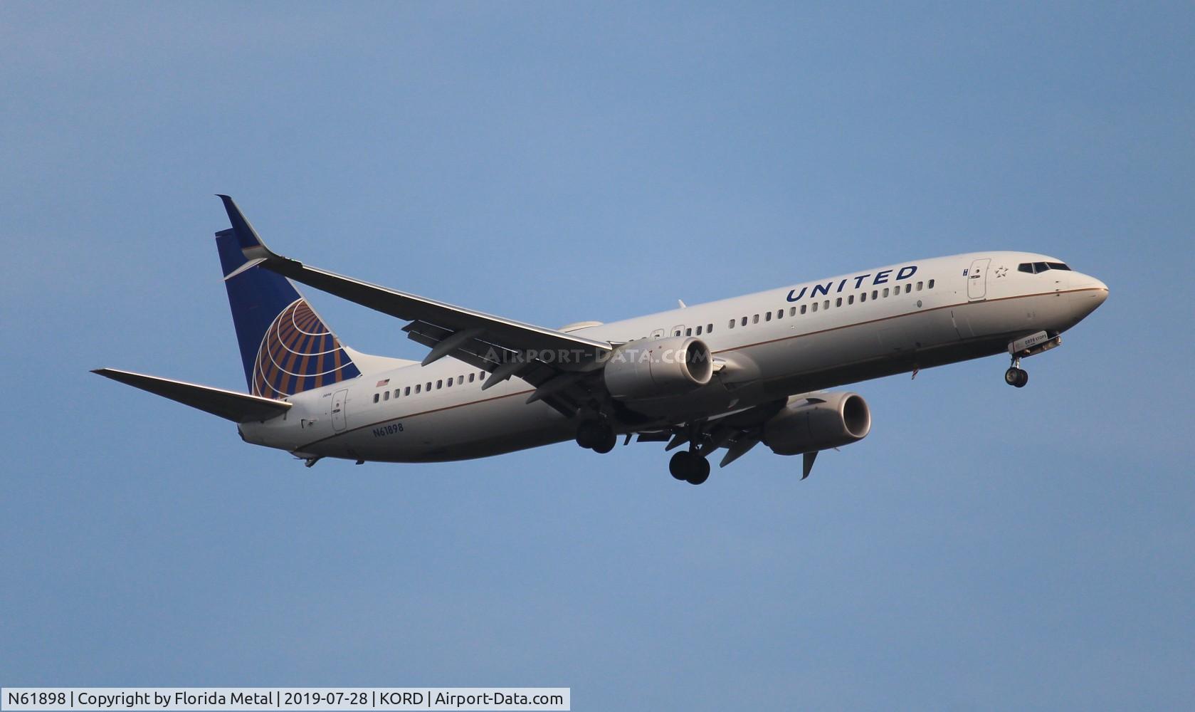 N61898, 2016 Boeing 737-900/ER C/N 62815, ORD spotting 2019