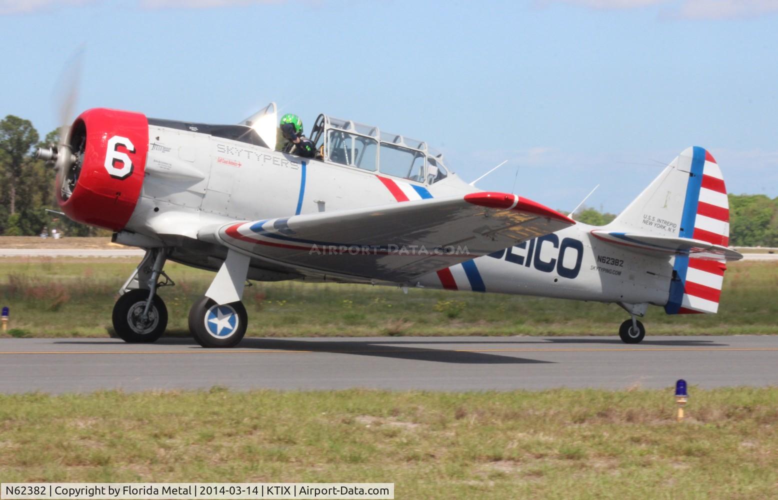 N62382, 1940 North American SNJ-2 Texan C/N 2039, TICO 2014