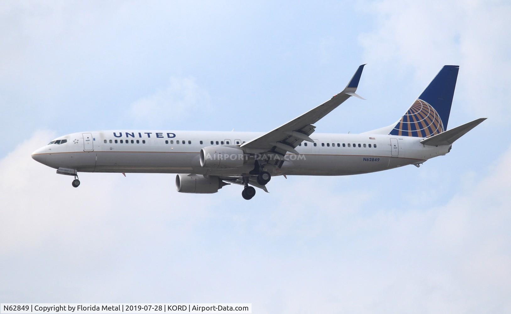 N62849, 2015 Boeing 737-924/ER C/N 42204, ORD spotting 2019