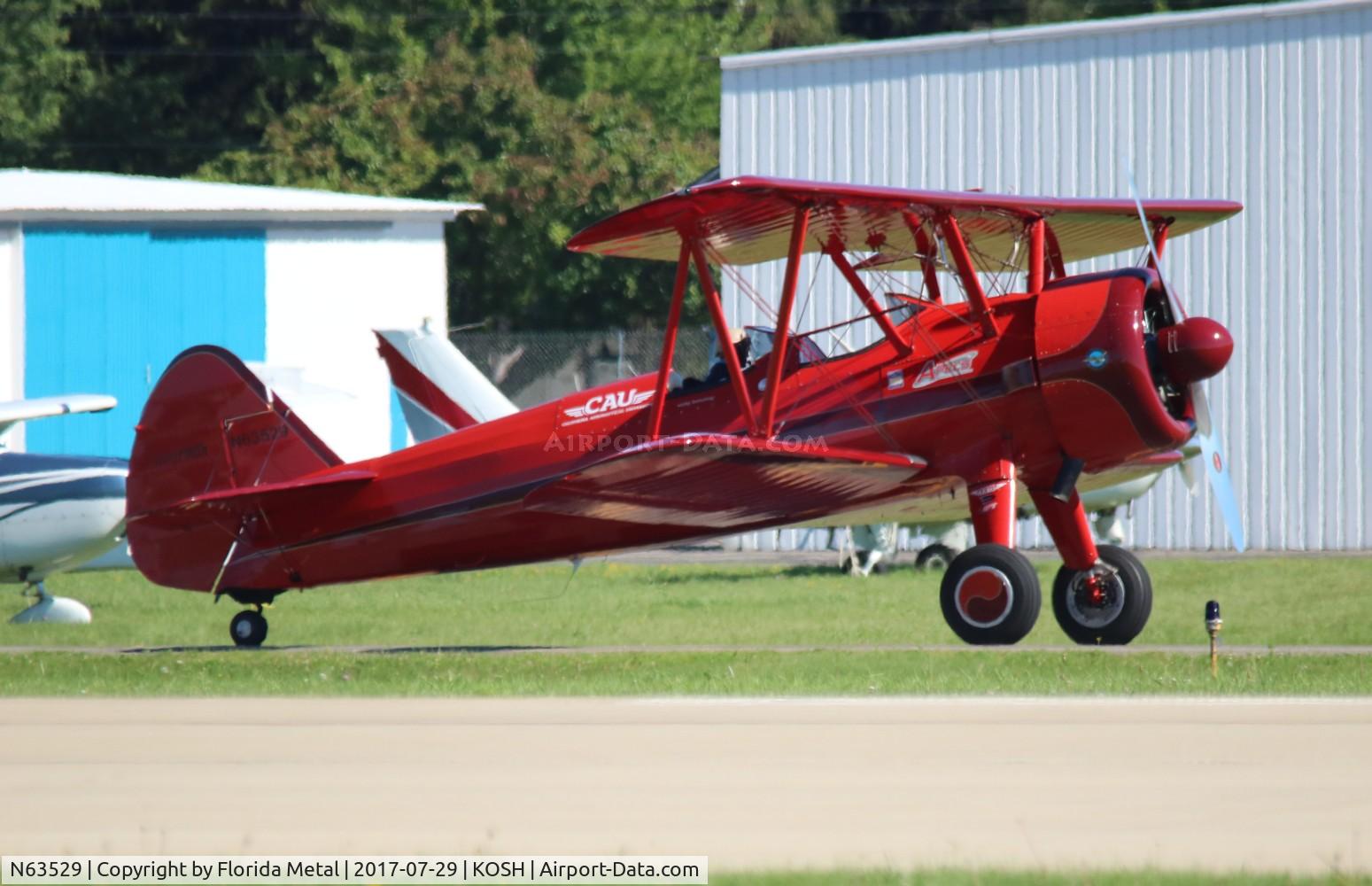 N63529, 1940 Boeing A75N1(PT17) C/N 75-338, EAA OSH 2017