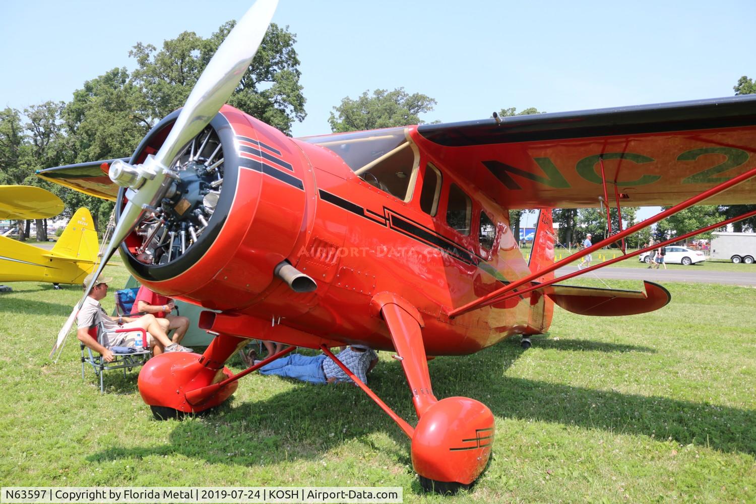 N63597, 1947 Howard Aircraft DGA-15P C/N 1830, EAA OSH 2019