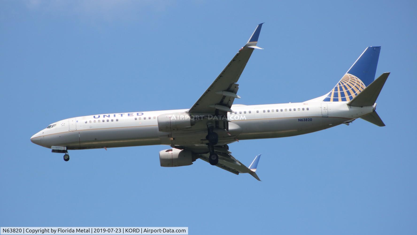 N63820, 2014 Boeing 737-924/ER C/N 43534, ORD spotting 2019