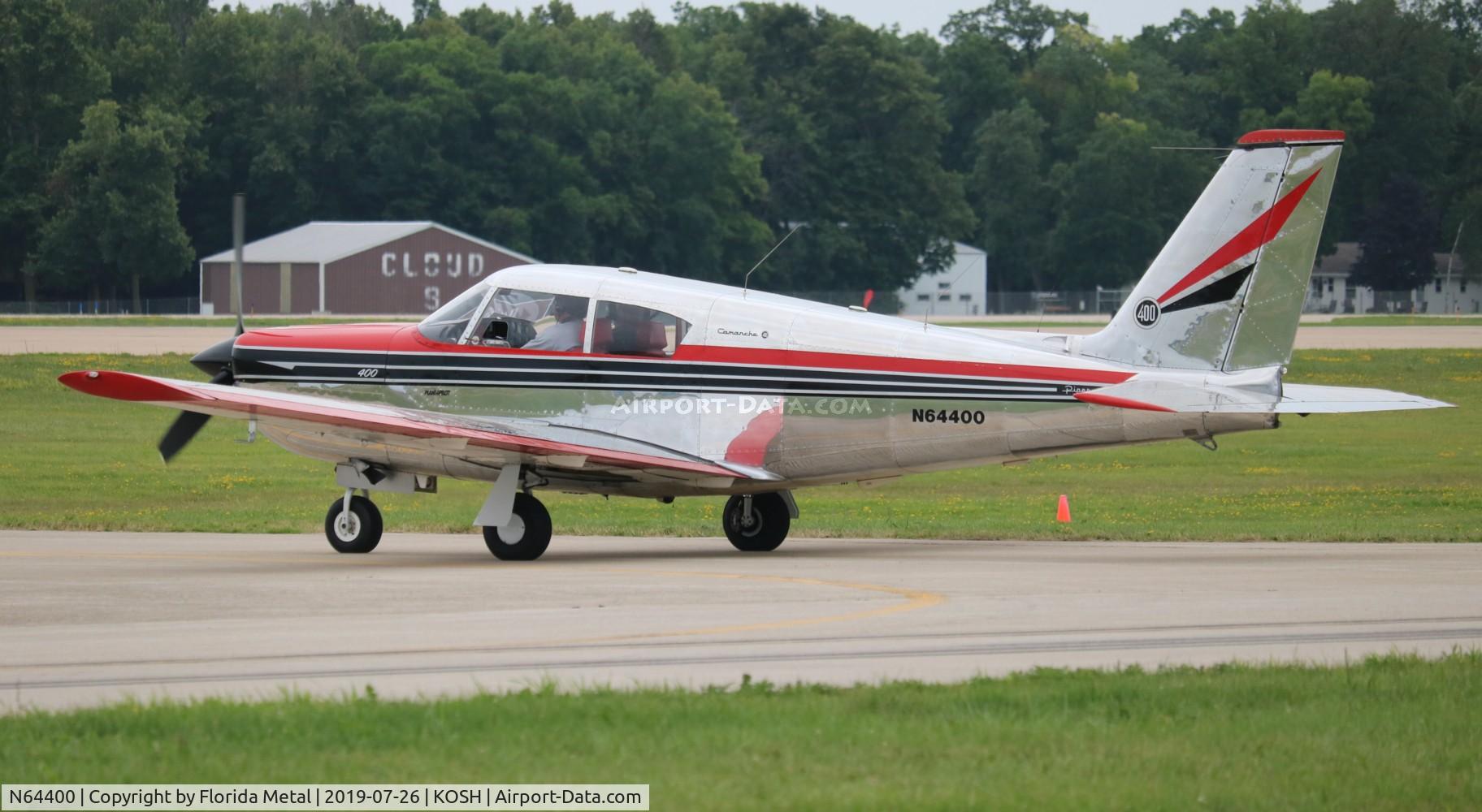 N64400, 1964 Piper PA-24-400 Comanche 400 C/N 26-36, EAA OSH 2019