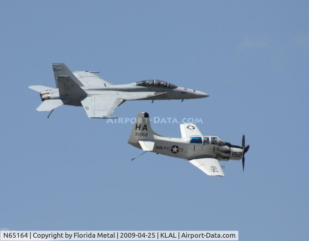 N65164, 1955 Douglas EA-1E Skyraider AD-5W C/N 55-471DH, SNF LAL 2009