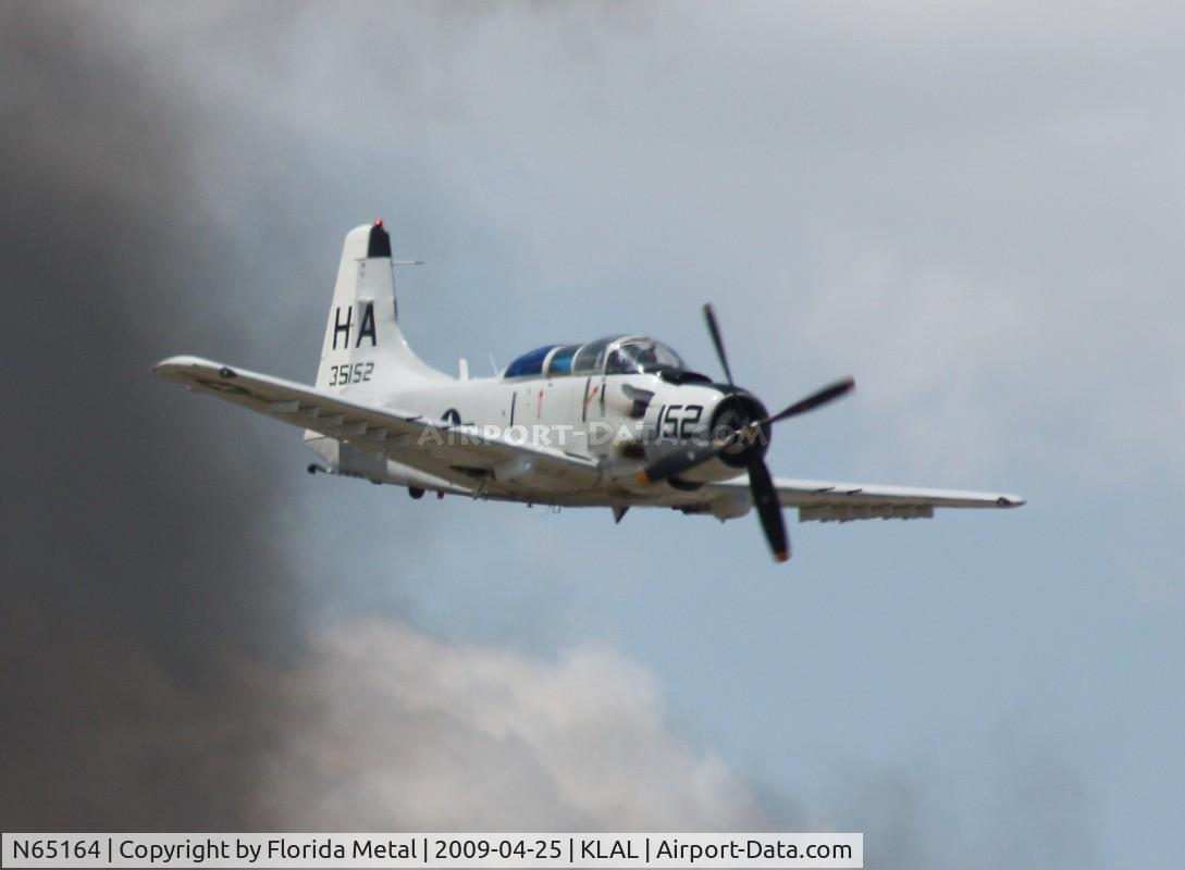 N65164, 1955 Douglas EA-1E Skyraider AD-5W C/N 55-471DH, SNF LAL 2009