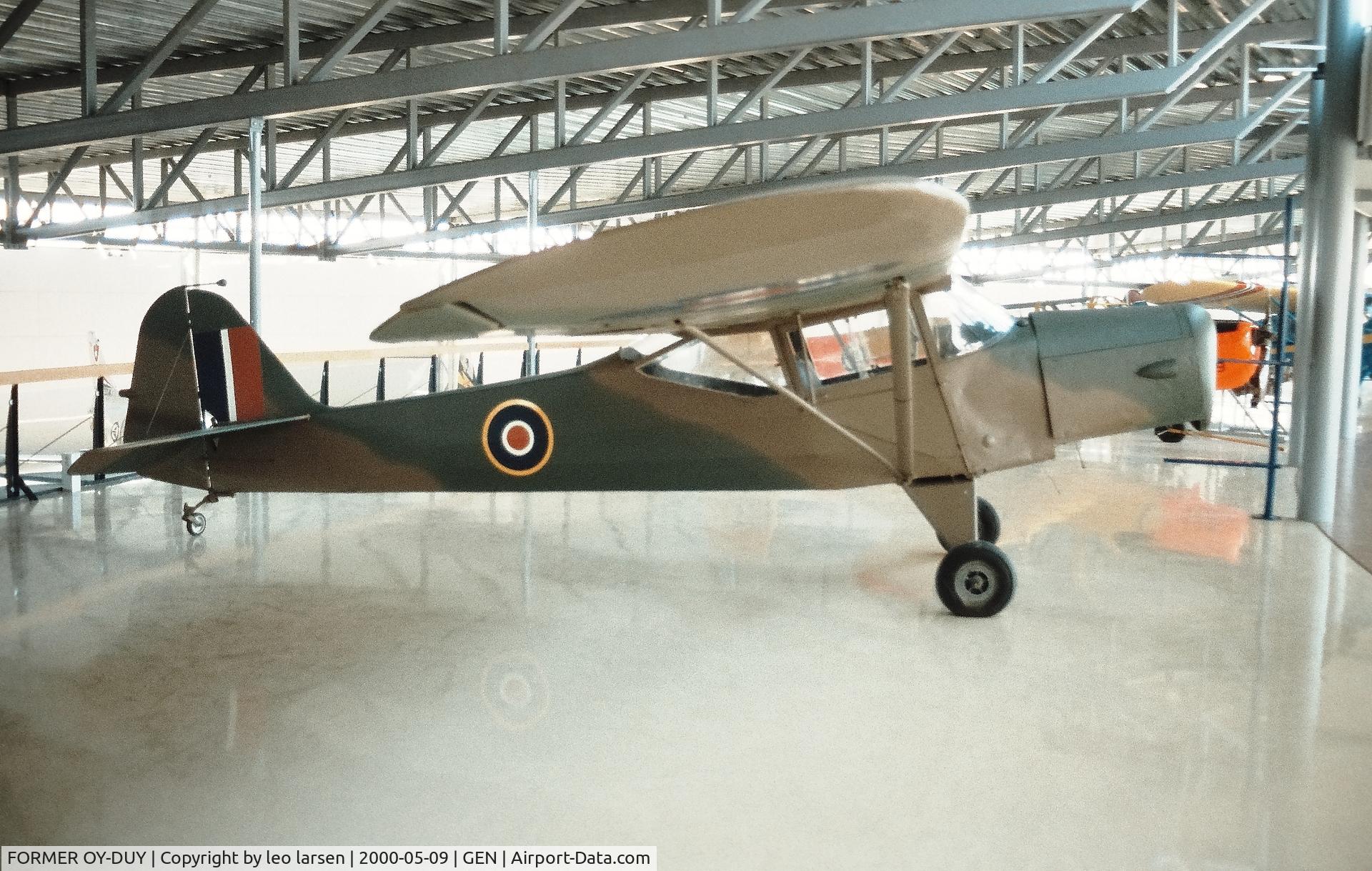 FORMER OY-DUY, 1946 Auster J/1 Autocrat C/N 2181, Forsvarsmuseet Oslo Gardermoen 9.5.2000