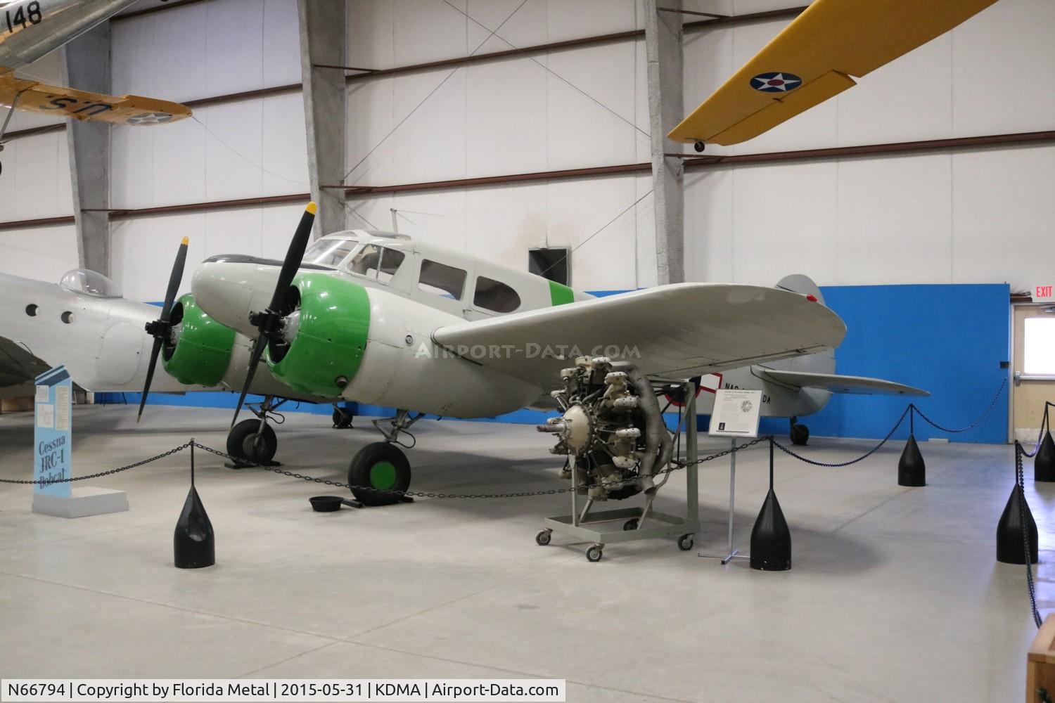N66794, Cessna UC-78C (T-50) Bobcat Bobcat C/N 4153, PIMA Museum 2015 UC-78C