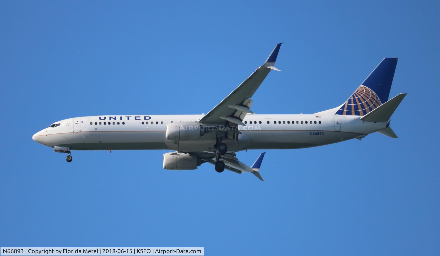 N66893, 2016 Boeing 737-924/ER C/N 42197, SFO spotting 2018