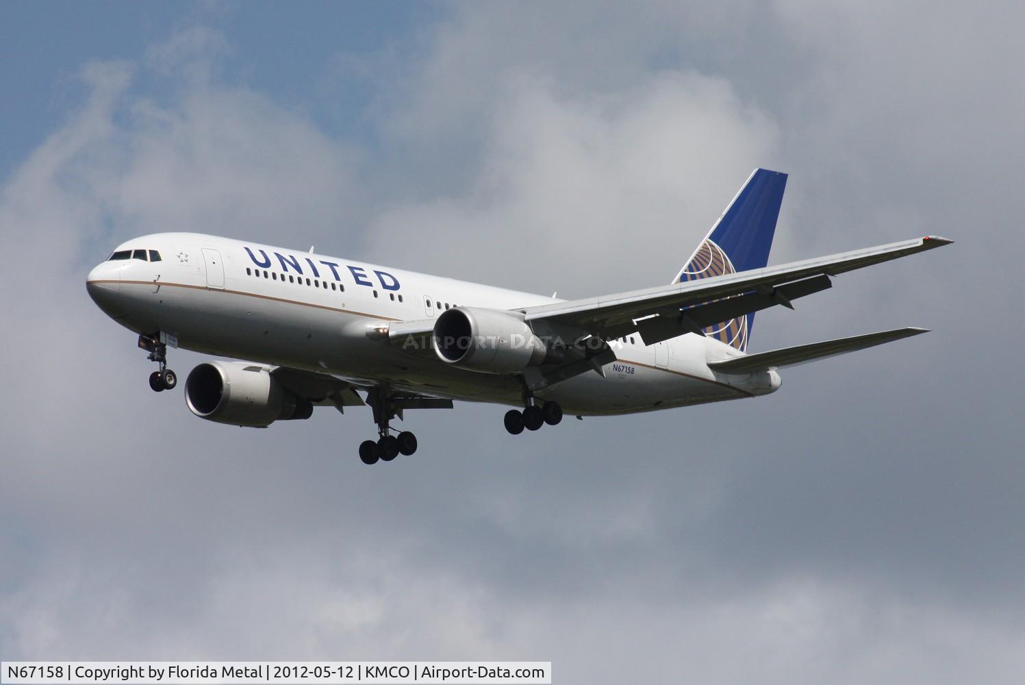 N67158, 2001 Boeing 767-224 C/N 30437, MCO spotting 2012