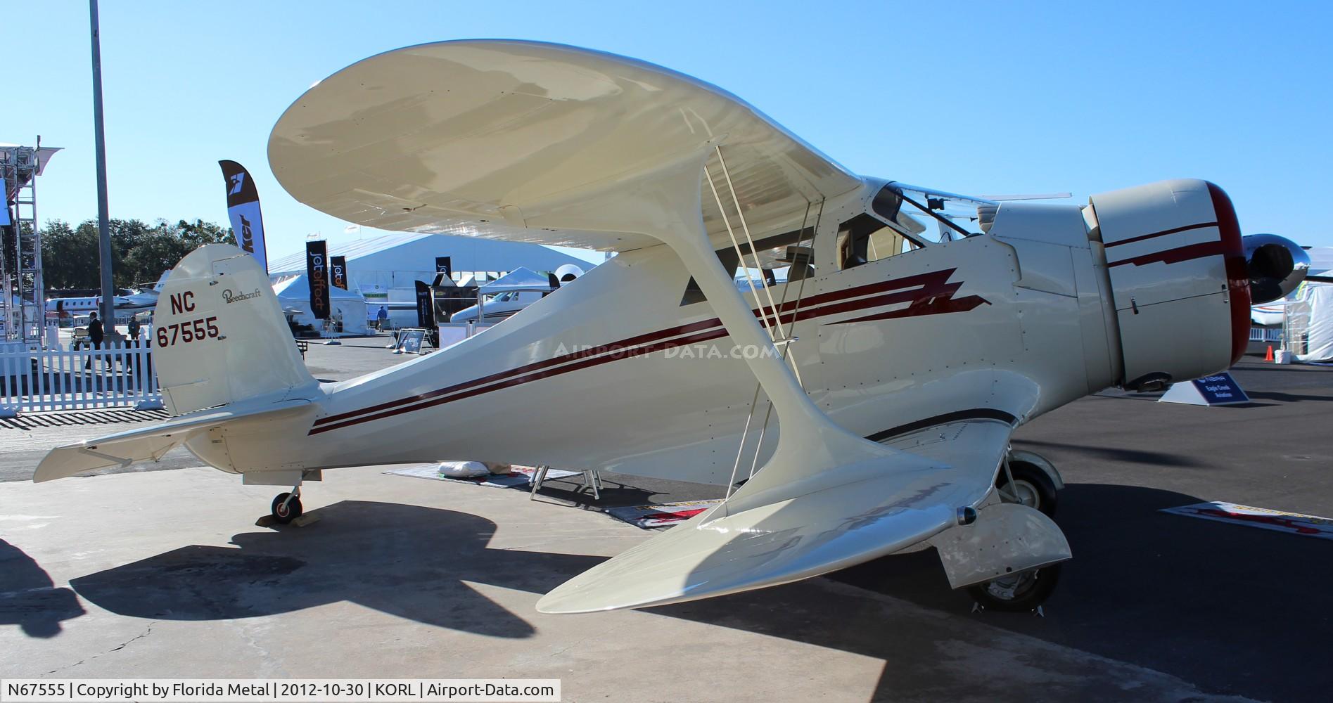 N67555, 1944 Beech D17S Staggerwing C/N 6876, NBAA ORL 2012
