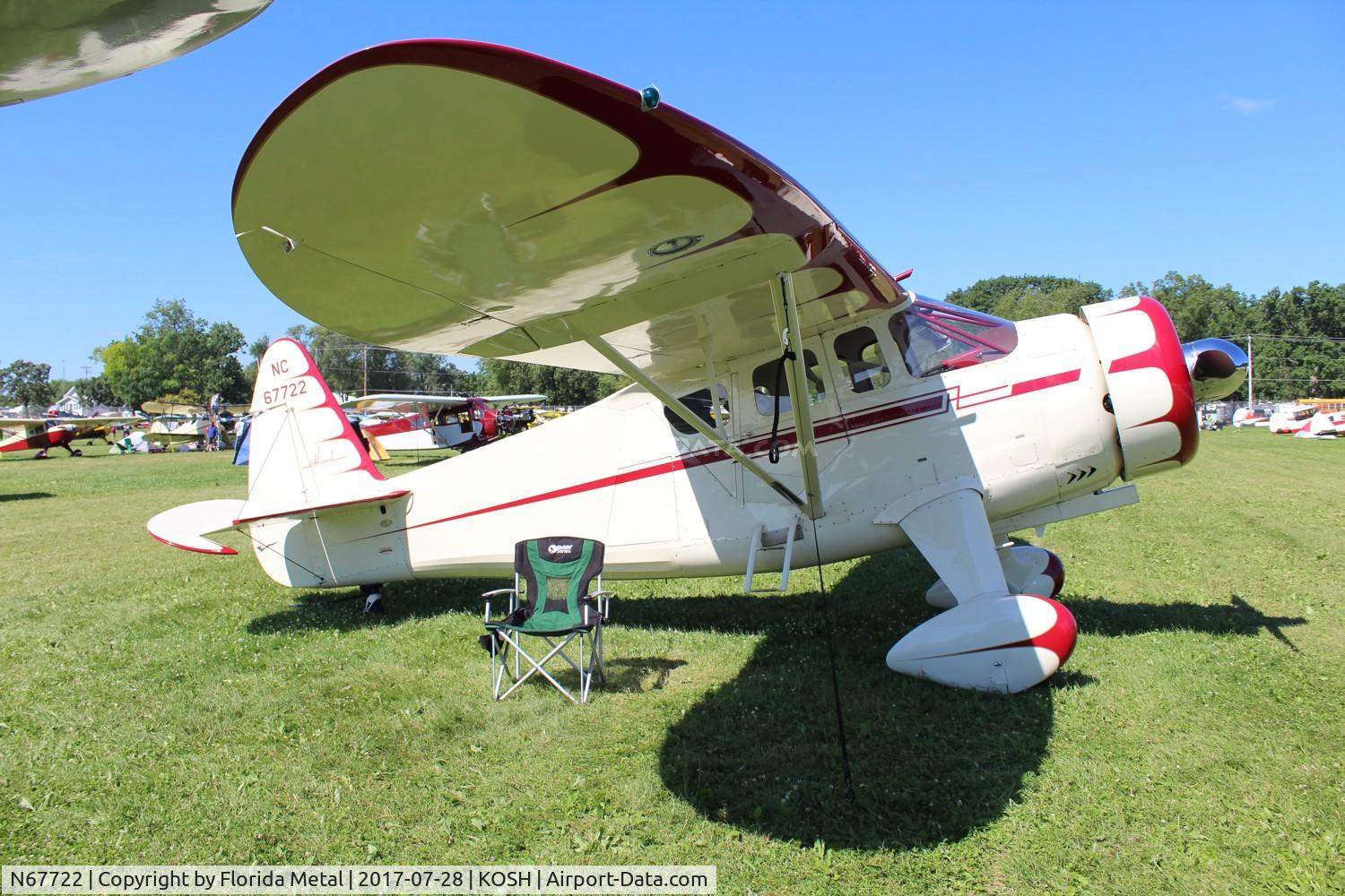 N67722, 1942 Howard Aircraft DGA-15P C/N 560, EAA OSH 2017