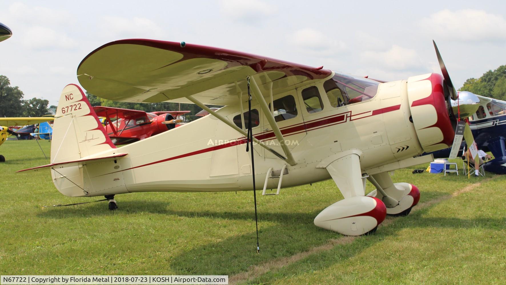N67722, 1942 Howard Aircraft DGA-15P C/N 560, EAA OSH 2018