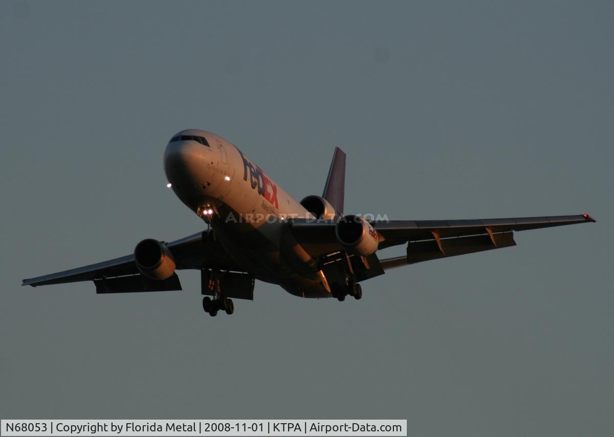 N68053, 1974 McDonnell Douglas DC-10-10F C/N 47807, TPA spotting 2008