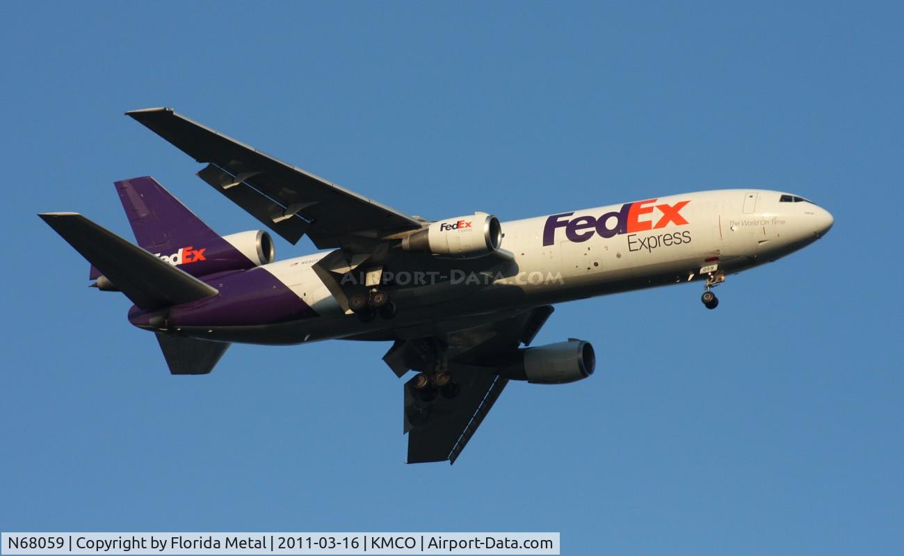 N68059, 1972 McDonnell Douglas MD-10-10F C/N 46907, MCO spotting 2011