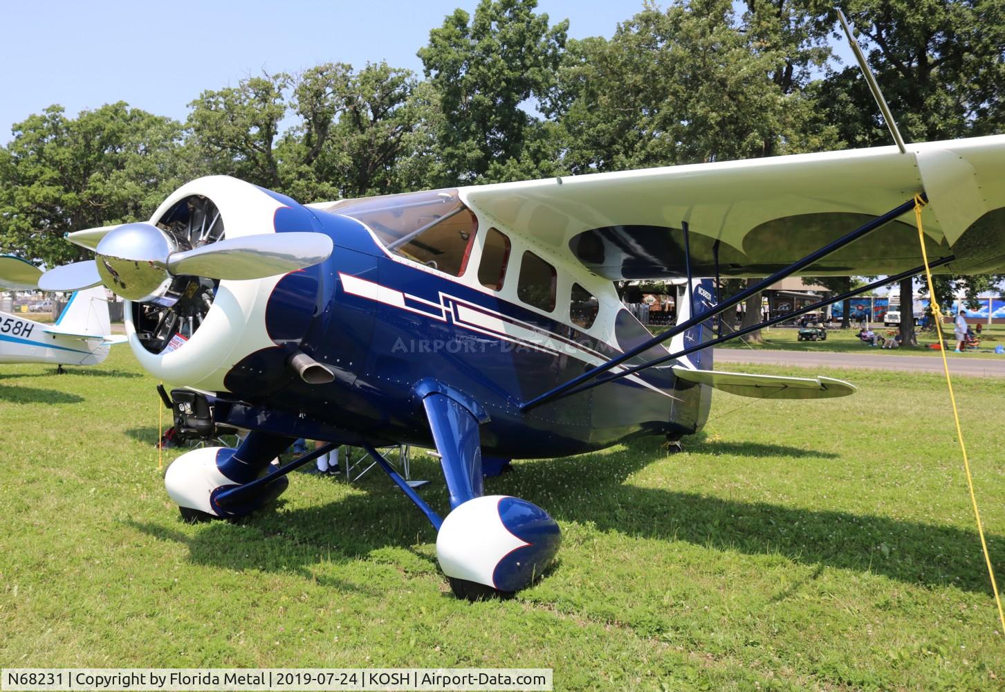 N68231, 1943 Howard Aircraft DGA-15P C/N 1734, EAA OSH 2019