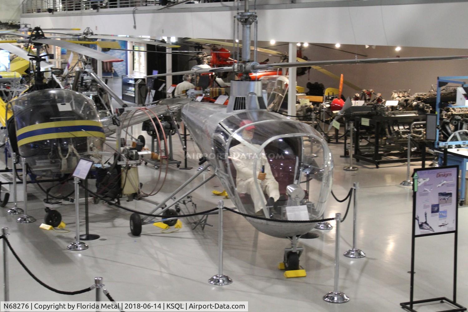 N68276, 1946 Hiller UH-4 Commuter C/N 01, Hiller Museum 2018