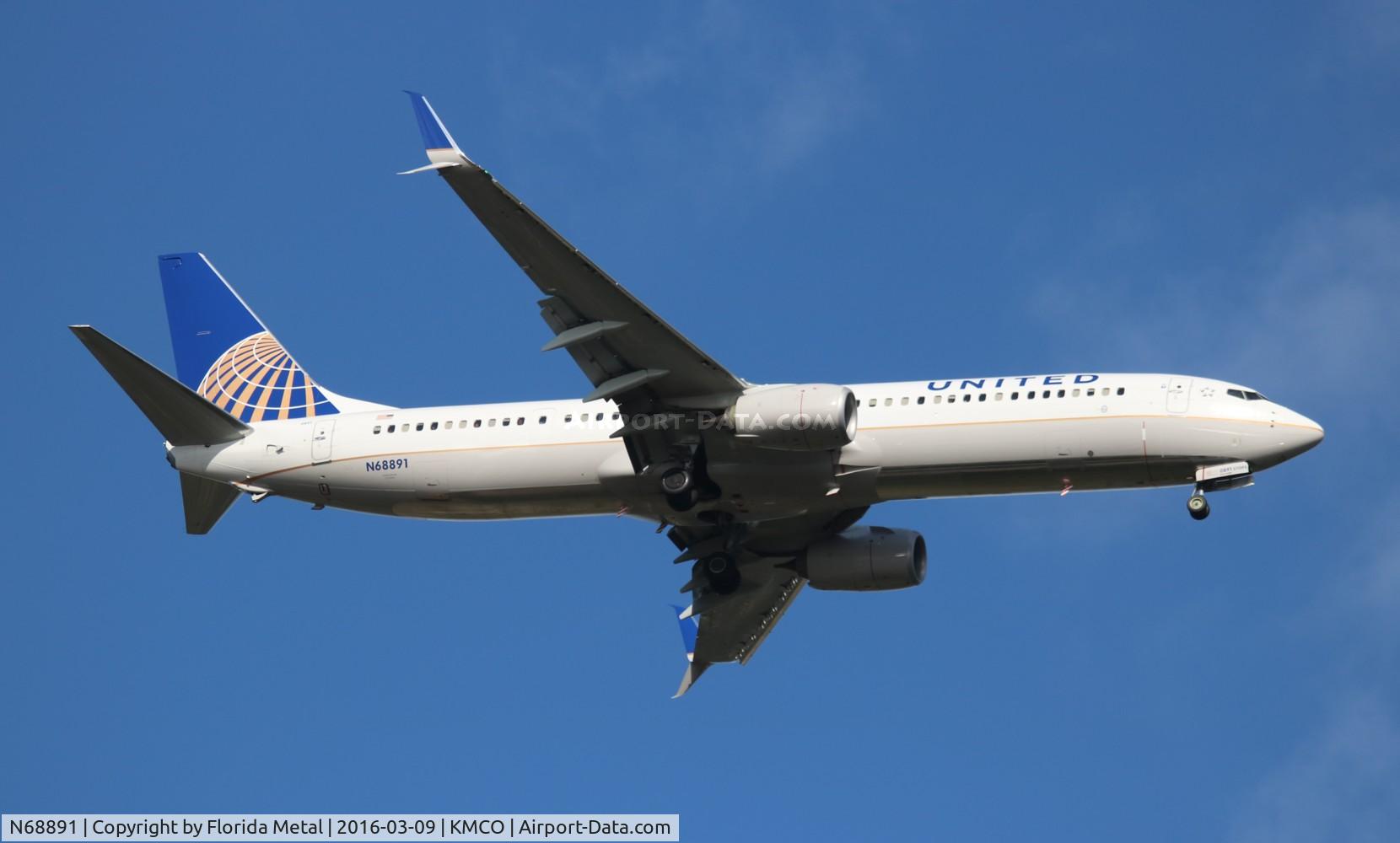 N68891, 2015 Boeing 737-924/ER C/N 42196, MCO spotting 2016