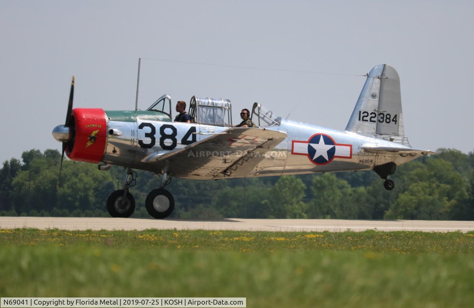 N69041, 1942 Consolidated Vultee BT-13A C/N 6462, EAA OSH 2019