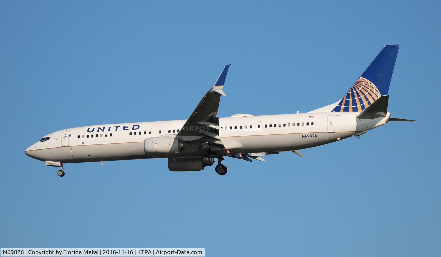 N69826, 2014 Boeing 737-924/ER C/N 42180, TPA spotting 2016