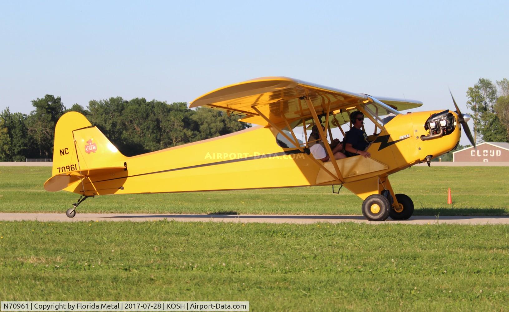 N70961, 1946 Piper J3C-65 Cub Cub C/N 17987, EAA OSH 2017