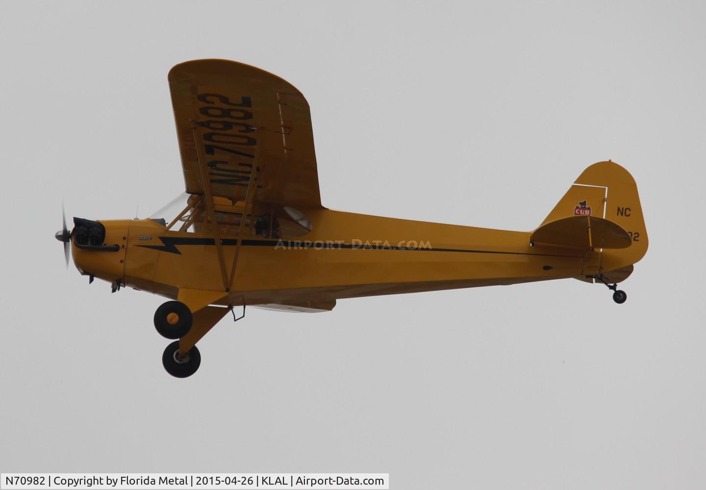 N70982, 1946 Piper J3C-65 Cub Cub C/N 18009, SNF LAL 2015