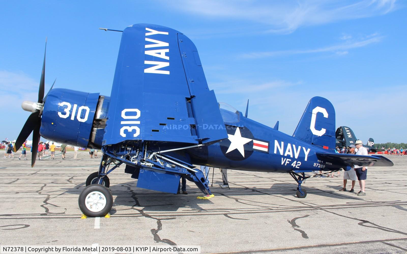 N72378, 1946 Vought F4U-4 Corsair C/N 9542, TOM YIP 2019