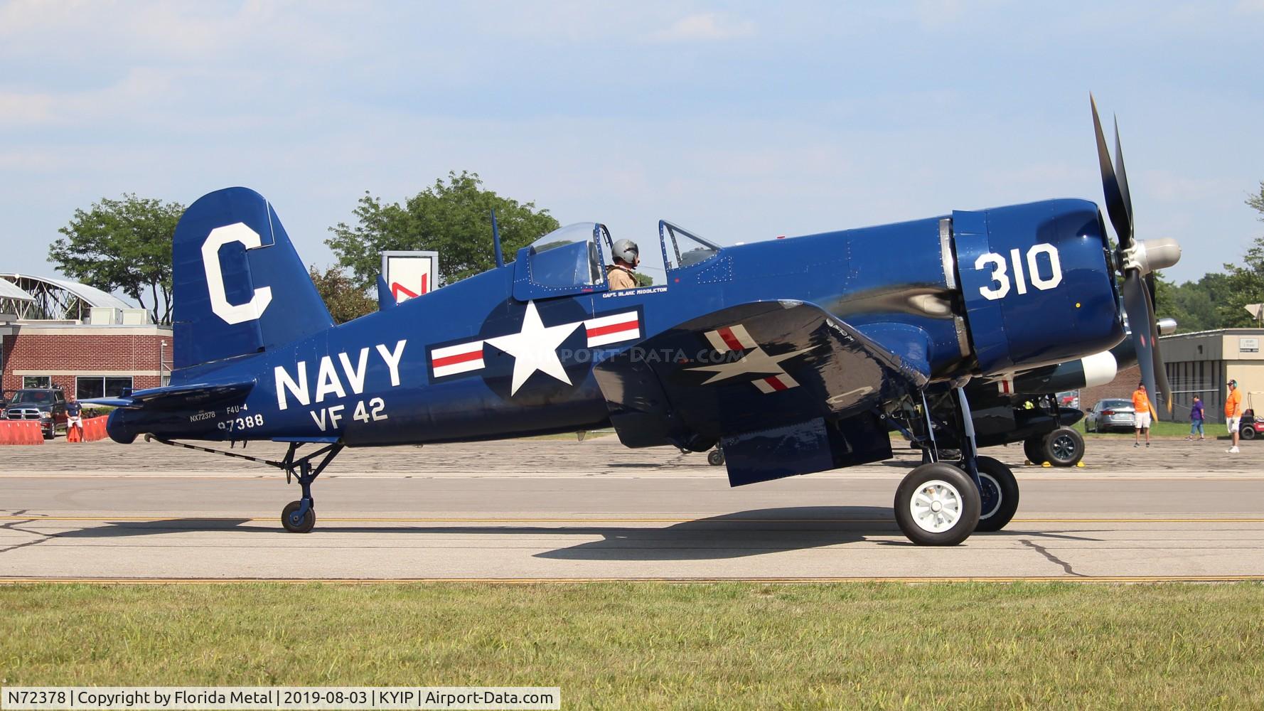 N72378, 1946 Vought F4U-4 Corsair C/N 9542, TOM YIP 2019
