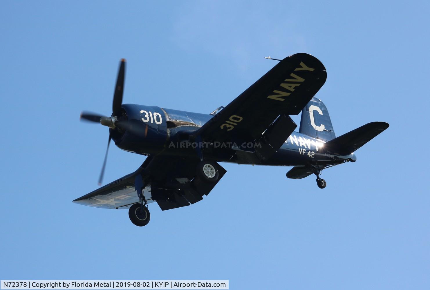 N72378, 1946 Vought F4U-4 Corsair C/N 9542, TOM YIP 2019