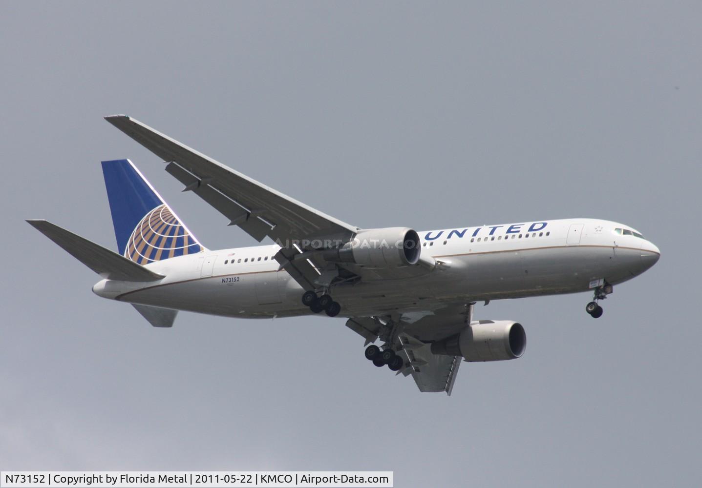 N73152, 2000 Boeing 767-224ER C/N 30431, MCO spotting 2011