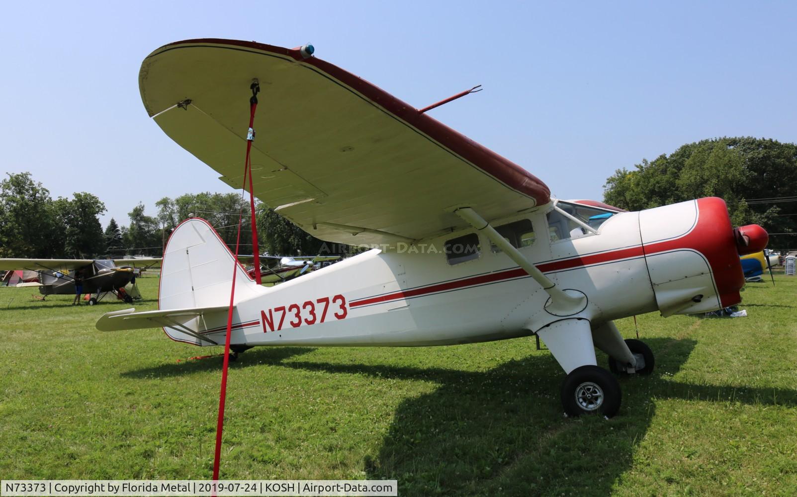 N73373, 1943 Stinson V77 Reliant C/N 77-77, EAA OSH 2019