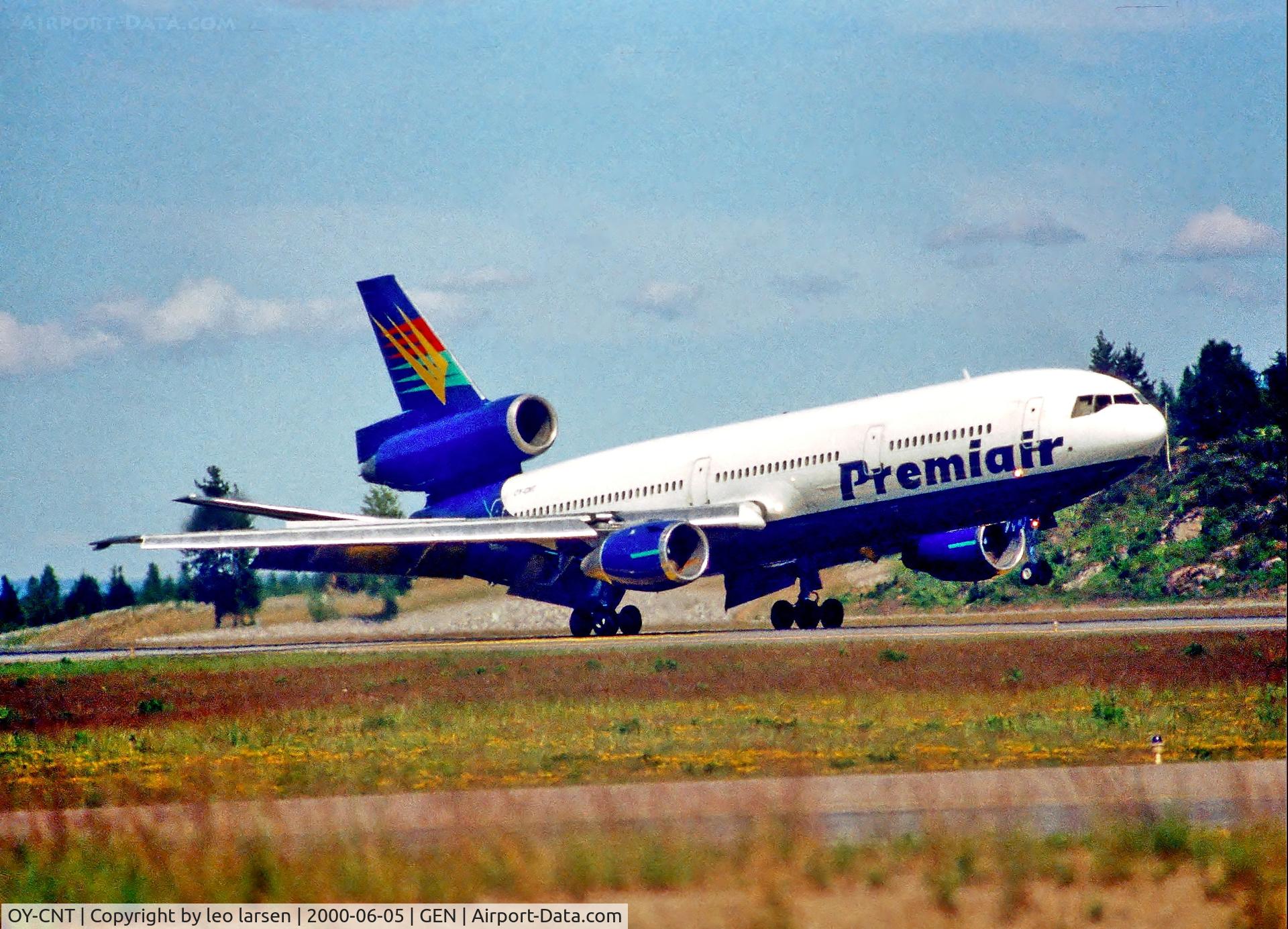 OY-CNT, 1980 Douglas DC-10-10 C/N 47833, Oslo Gardermoen 5.6.2000