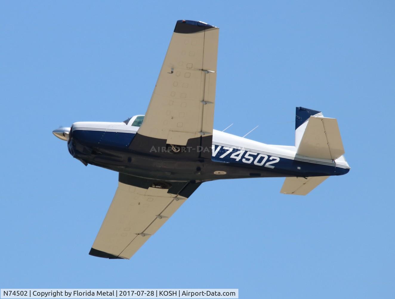 N74502, 1961 Mooney M20B Mark 21 C/N 1813, EAA OSH 2017