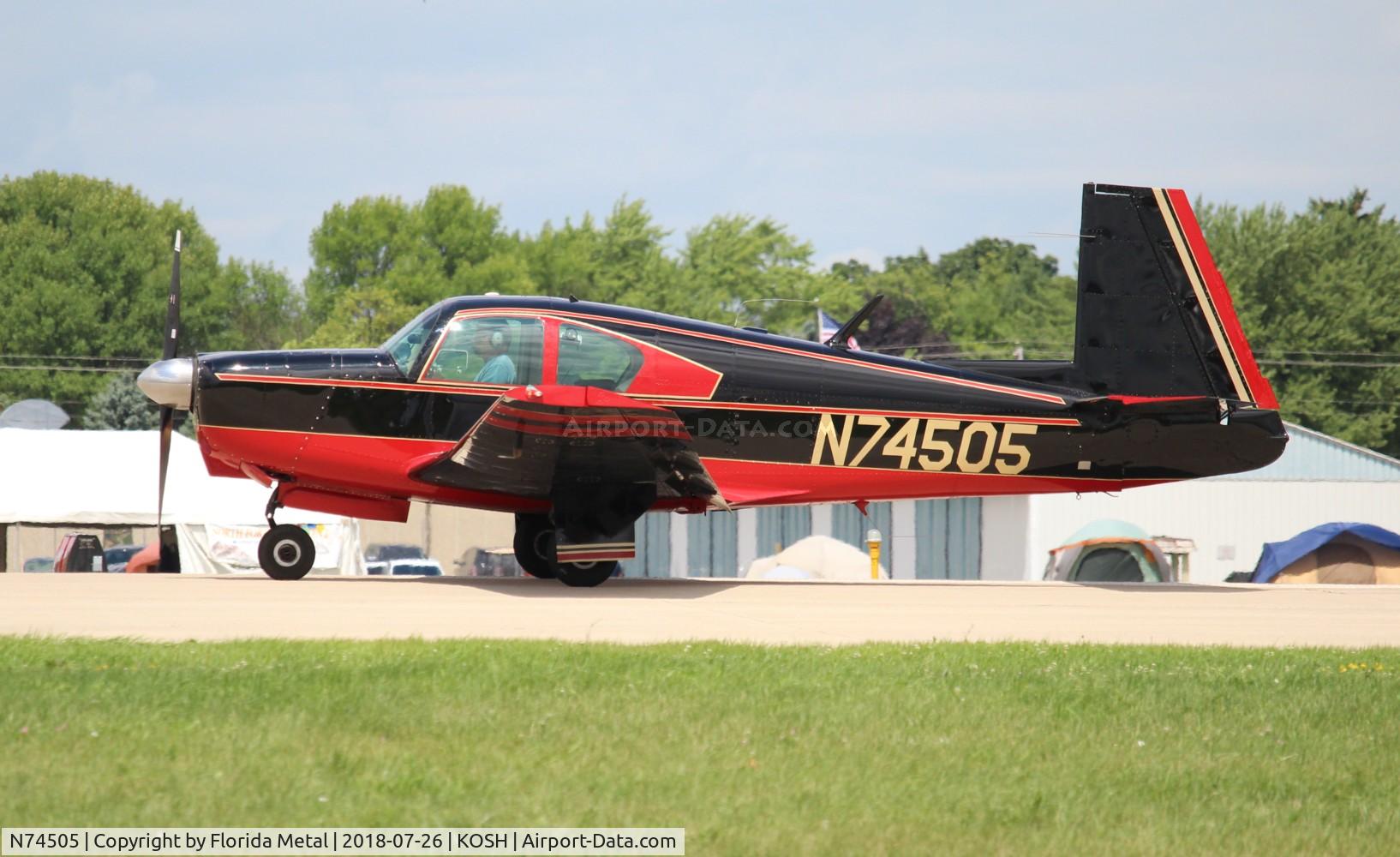 N74505, 1961 Mooney M20B Mark 21 C/N 1816, EAA OSH 2018