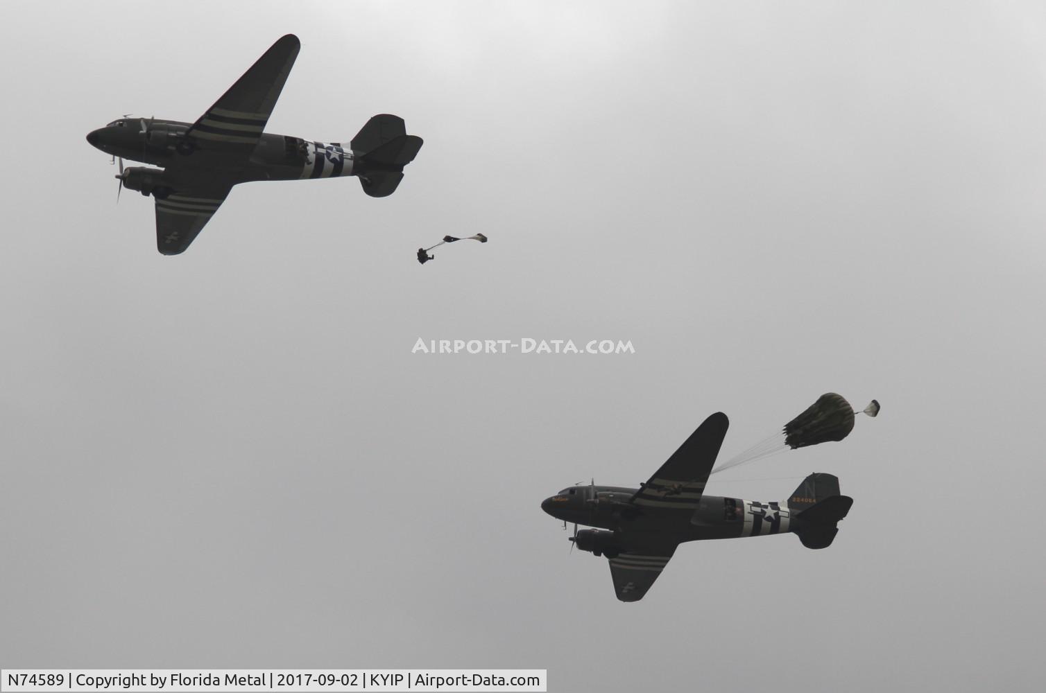 N74589, 1943 Douglas DC3C-S1C3G (C-47A) C/N 9926, TOM YIP 2017