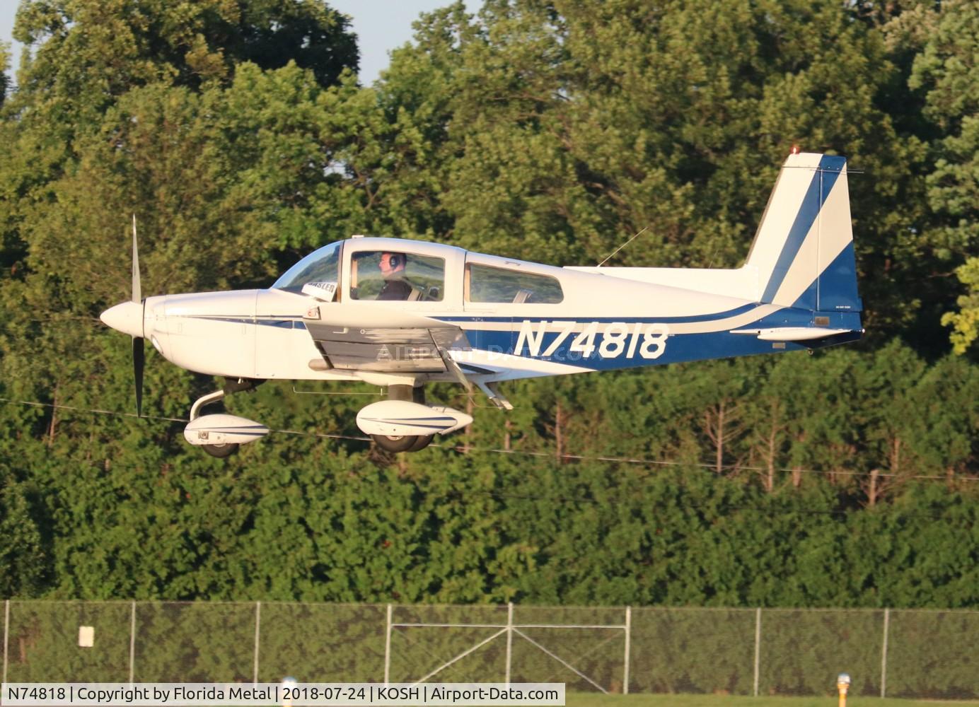 N74818, 1976 Grumman American AA-5B Tiger C/N AA5B0364, EAA OSH 2018