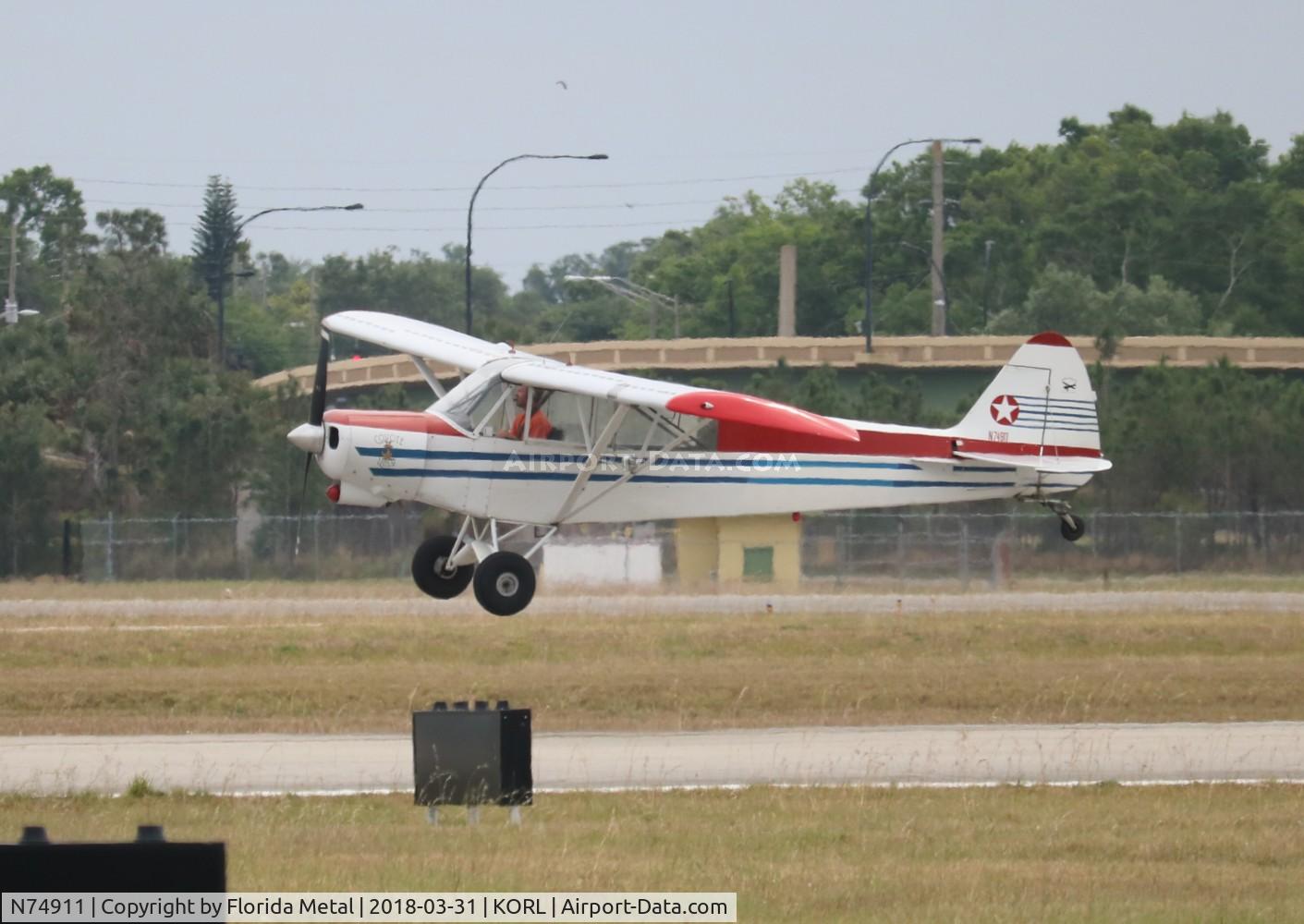 N74911, 1975 Piper PA-18-150 Super Cub C/N 18-7509092, ORL spotting 2018