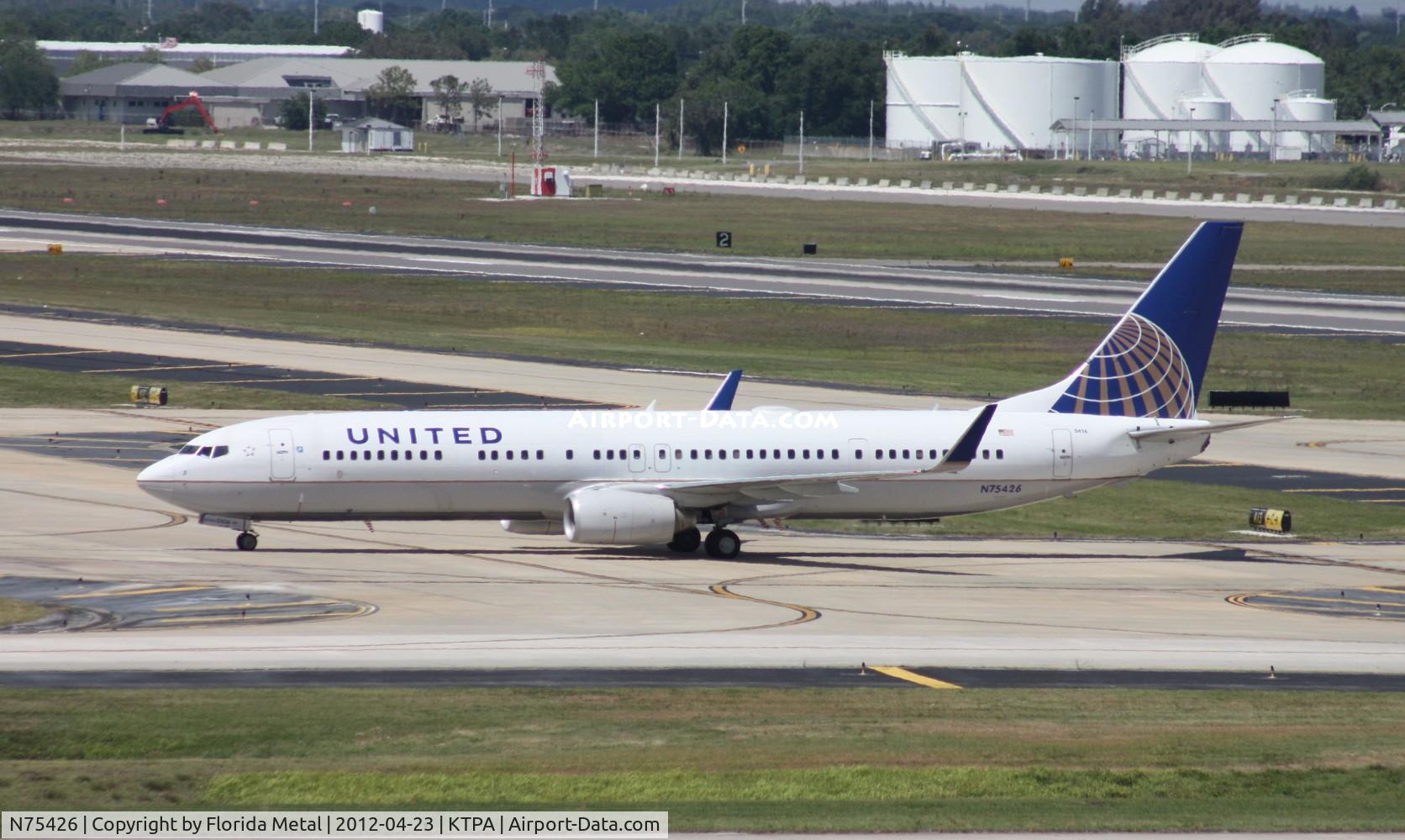 N75426, 2008 Boeing 737-924/ER C/N 31622, TPA spotting 2012